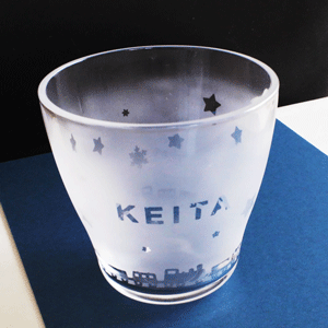 サンドブラスト・グラスデザイン写真