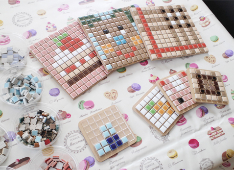 体験用タイルアート 鍋敷き